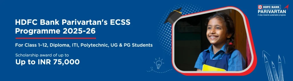 HDFC Bank Parivartan Scholarship