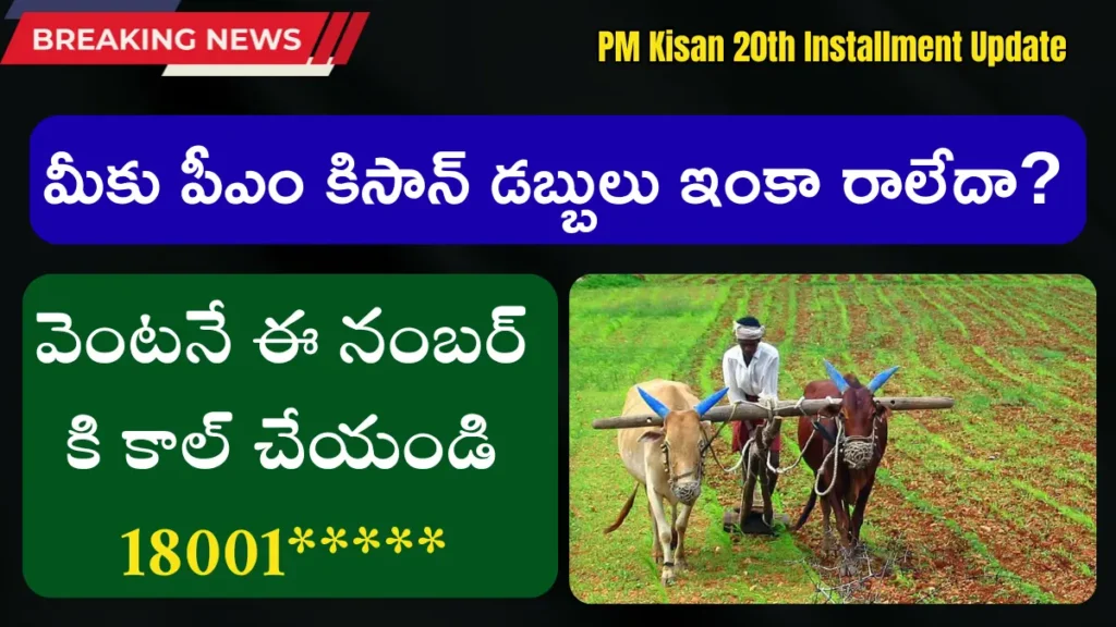 PM Kisan 20th Installment Update
